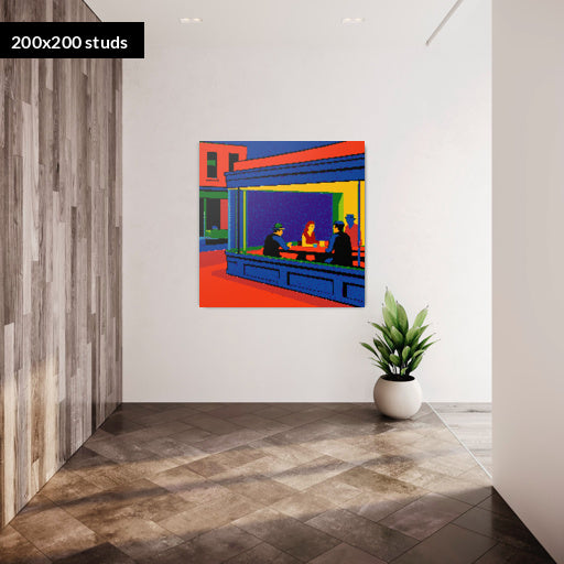 200*200studs, 160*160cm, 63*63inch