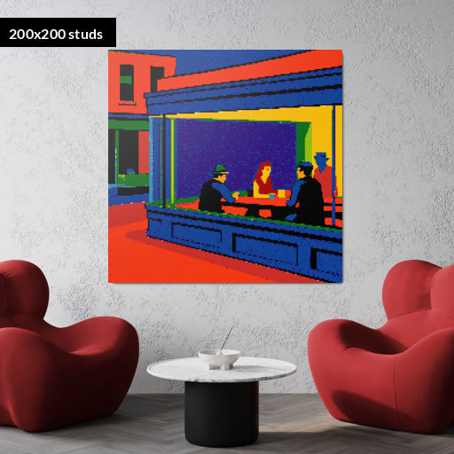 200*200studs, 160*160cm, 63*63inch