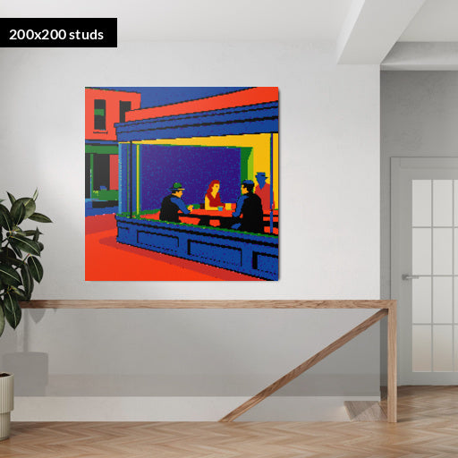 200*200studs, 160*160cm, 63*63inch