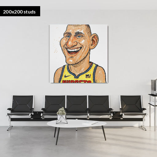 200*200studs, 160*160cm, 63*63inch