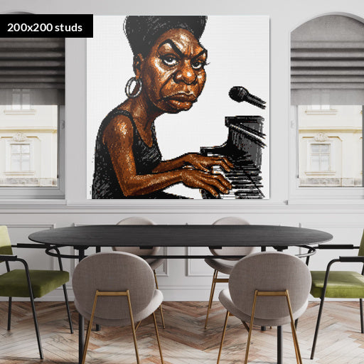 200*200studs, 160*160cm, 63*63inch