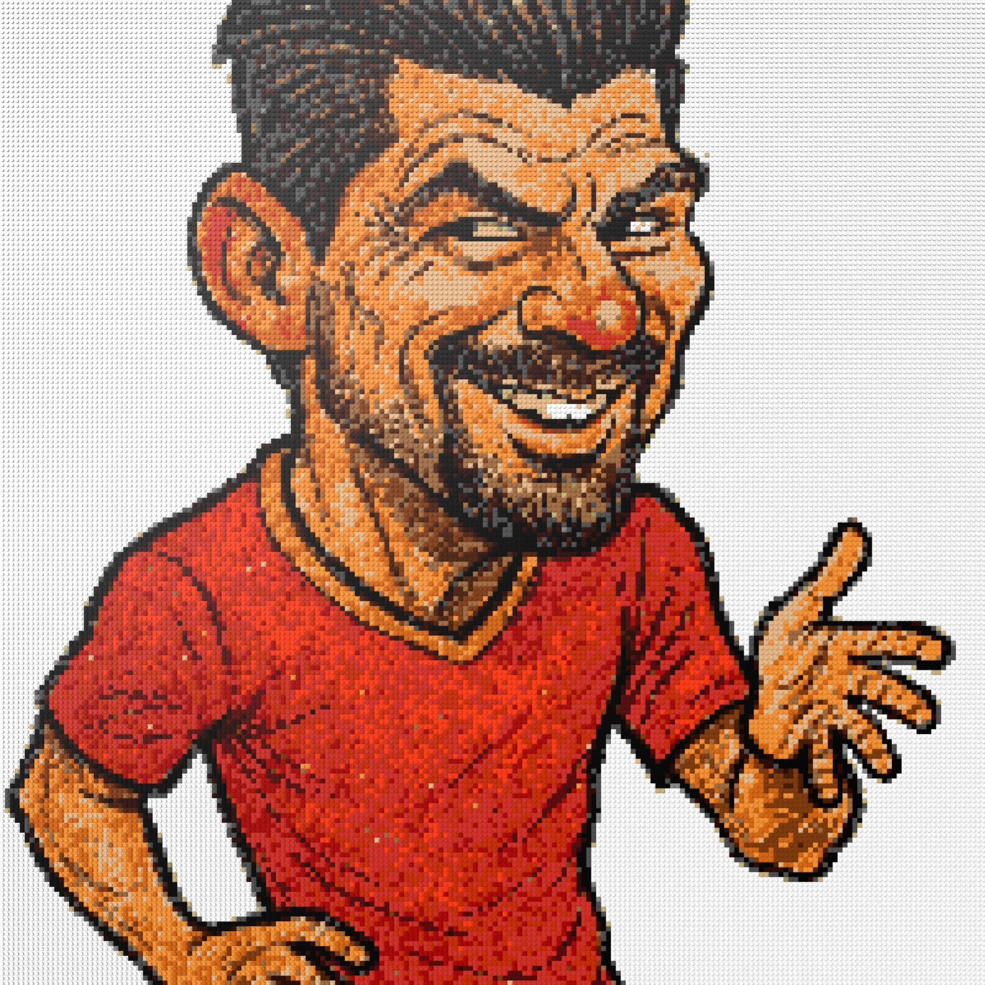 200*200studs, 160*160cm, 63*63inch