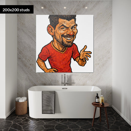 200*200studs, 160*160cm, 63*63inch