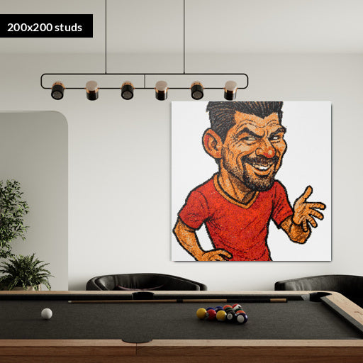 200*200studs, 160*160cm, 63*63inch