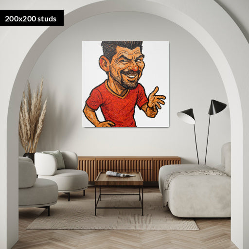 200*200studs, 160*160cm, 63*63inch