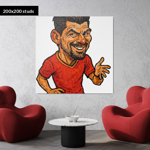 200*200studs, 160*160cm, 63*63inch