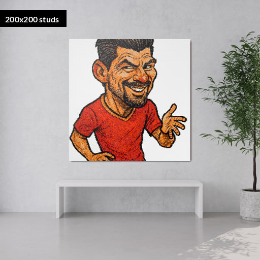 200*200studs, 160*160cm, 63*63inch