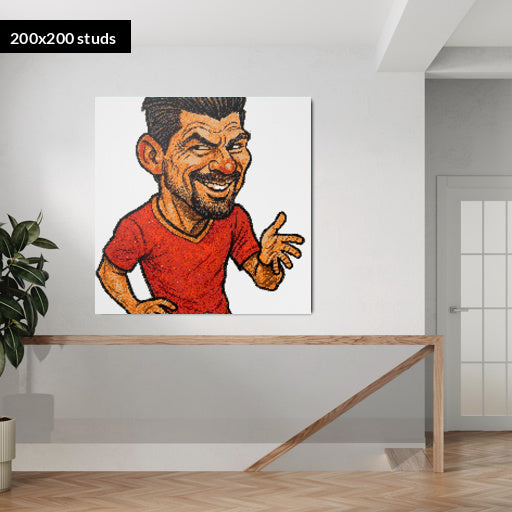 200*200studs, 160*160cm, 63*63inch