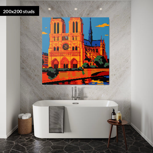 200*200studs, 160*160cm, 63*63inch