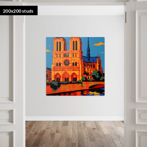 200*200studs, 160*160cm, 63*63inch