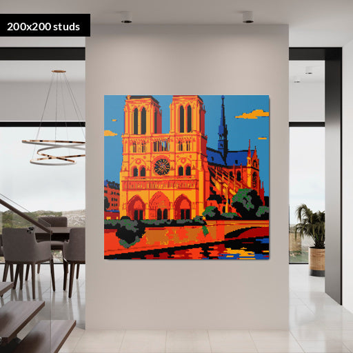 200*200studs, 160*160cm, 63*63inch