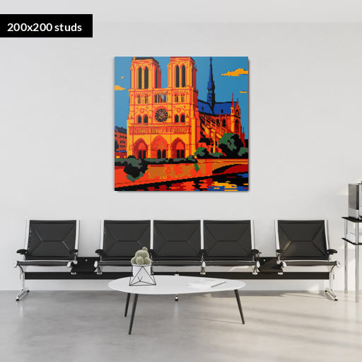 200*200studs, 160*160cm, 63*63inch