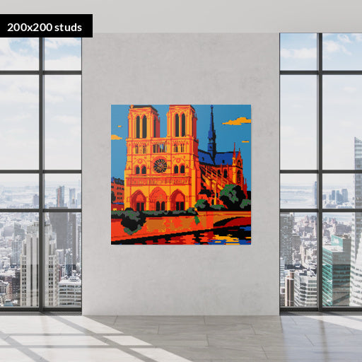 200*200studs, 160*160cm, 63*63inch
