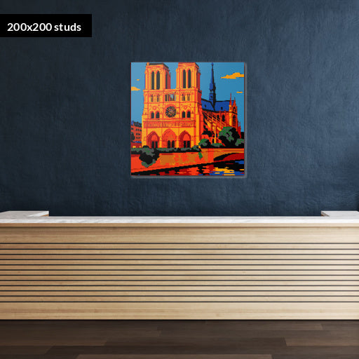 200*200studs, 160*160cm, 63*63inch