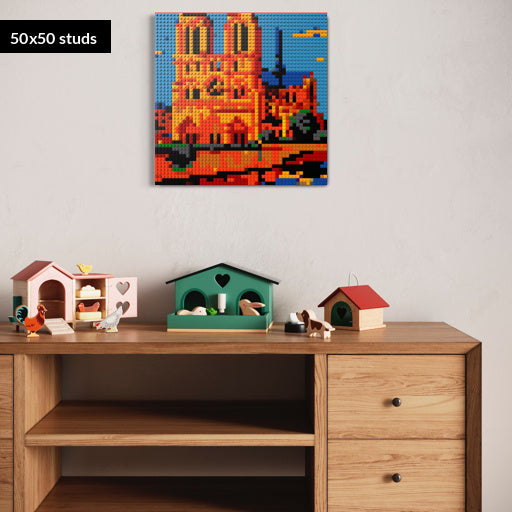 50*50studs, 40*40cm, 15,75*15,75inch