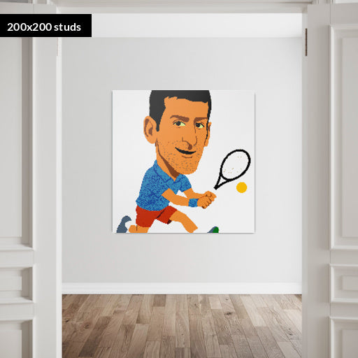 200*200studs, 160*160cm, 63*63inch