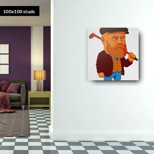 100*100studs, 80*80cm, 31,5*31,5inch