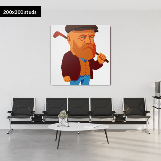 200*200studs, 160*160cm, 63*63inch