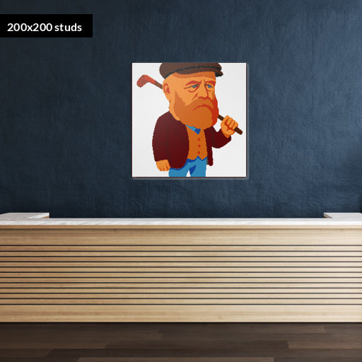 200*200studs, 160*160cm, 63*63inch