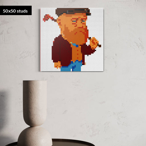 50*50studs, 40*40cm, 15,75*15,75inch