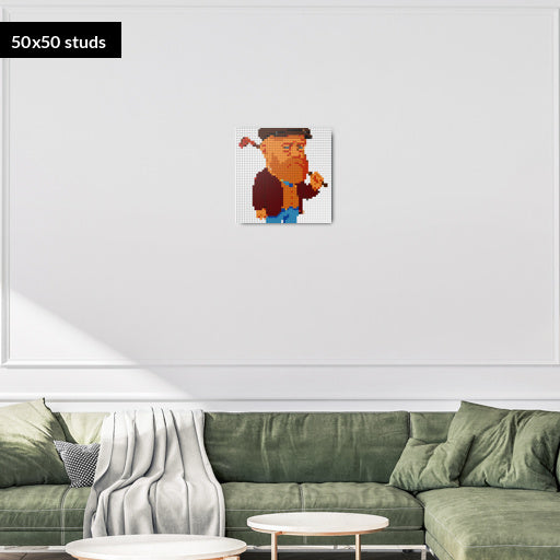 50*50studs, 40*40cm, 15,75*15,75inch