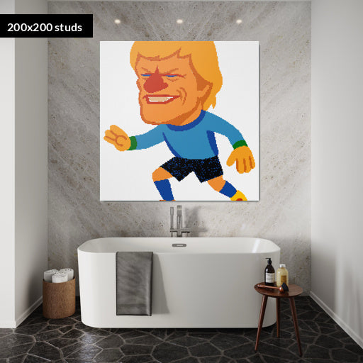 200*200studs, 160*160cm, 63*63inch