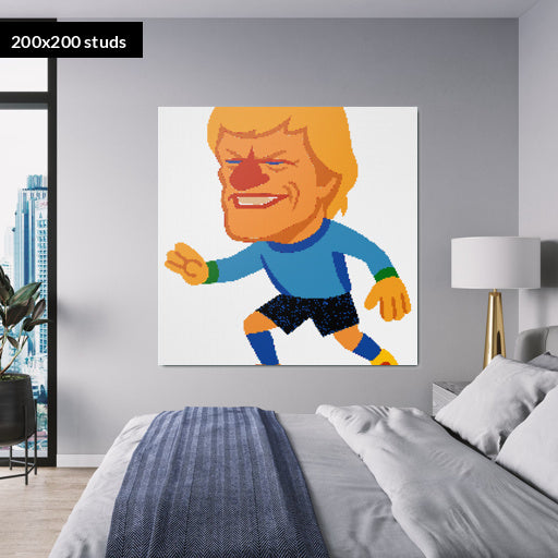 200*200studs, 160*160cm, 63*63inch