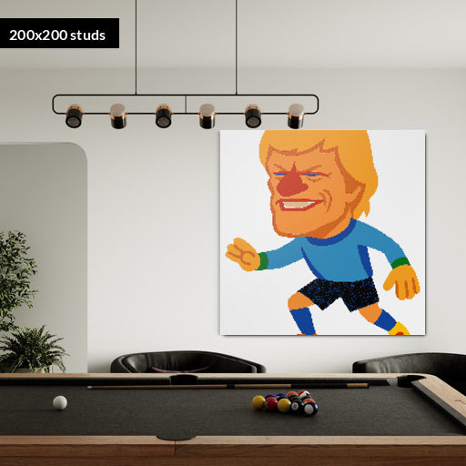 200*200studs, 160*160cm, 63*63inch
