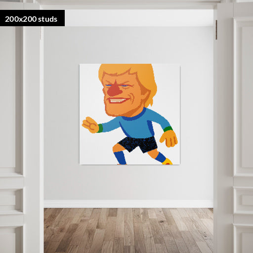 200*200studs, 160*160cm, 63*63inch
