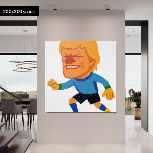 200*200studs, 160*160cm, 63*63inch
