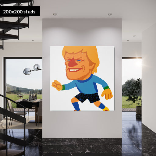 200*200studs, 160*160cm, 63*63inch