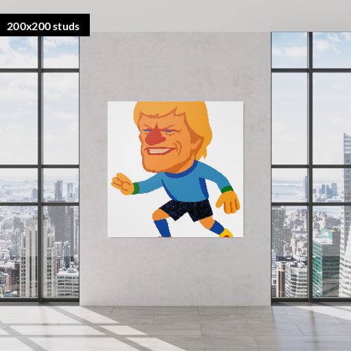200*200studs, 160*160cm, 63*63inch