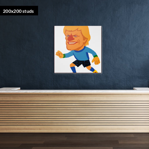 200*200studs, 160*160cm, 63*63inch