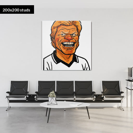 200*200studs, 160*160cm, 63*63inch