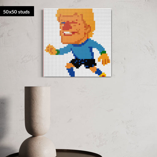 50*50studs, 40*40cm, 15,75*15,75inch