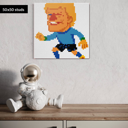 50*50studs, 40*40cm, 15,75*15,75inch