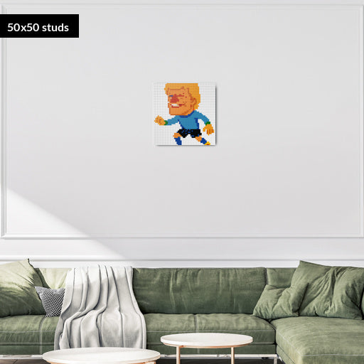 50*50studs, 40*40cm, 15,75*15,75inch