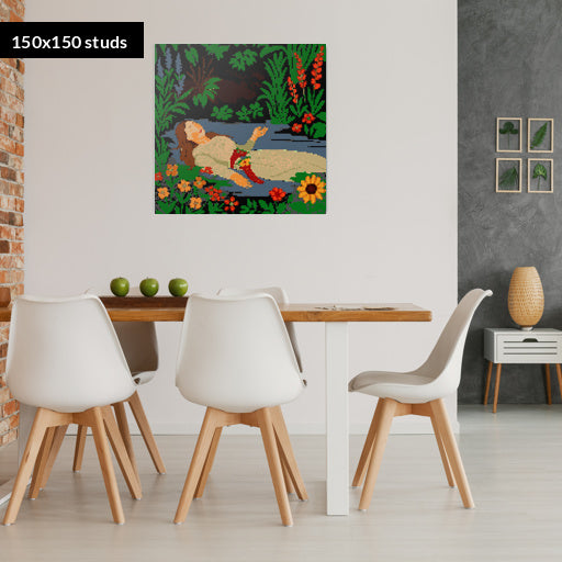 150*150studs, 120*120cm, 47,25*47,25inch