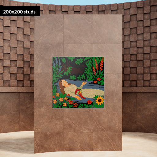 200*200studs, 160*160cm, 63*63inch