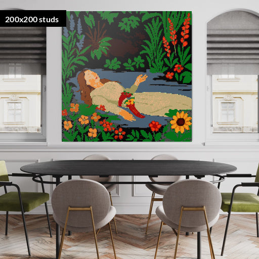 200*200studs, 160*160cm, 63*63inch