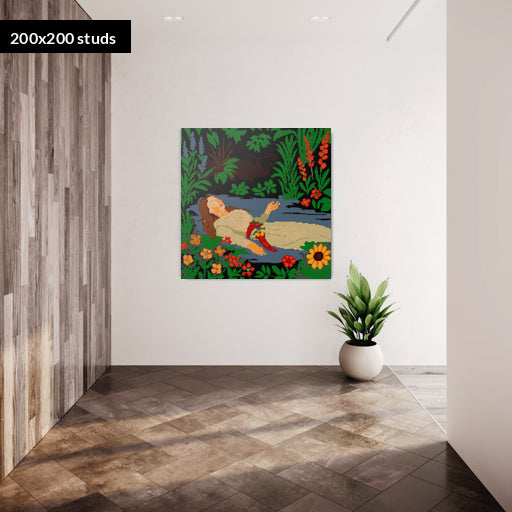 200*200studs, 160*160cm, 63*63inch