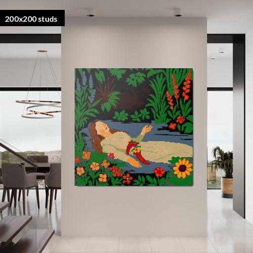 200*200studs, 160*160cm, 63*63inch