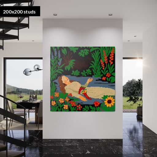 200*200studs, 160*160cm, 63*63inch