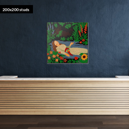 200*200studs, 160*160cm, 63*63inch