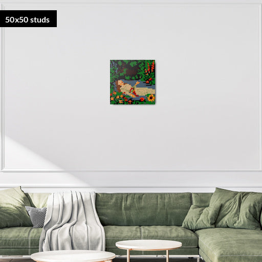 50*50studs, 40*40cm, 15,75*15,75inch