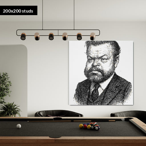 200*200studs, 160*160cm, 63*63inch