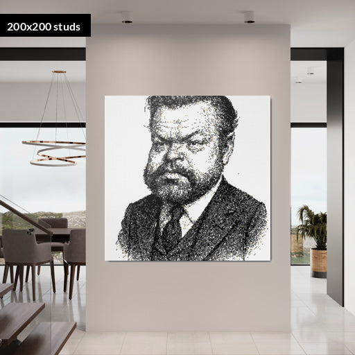 200*200studs, 160*160cm, 63*63inch