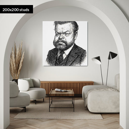 200*200studs, 160*160cm, 63*63inch