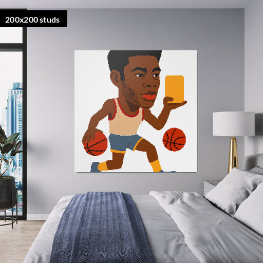 200*200studs, 160*160cm, 63*63inch