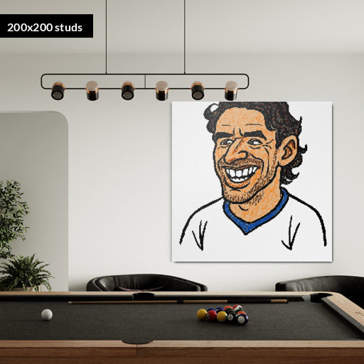 200*200studs, 160*160cm, 63*63inch